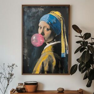 Imagine Tablou decorativ, HUM070, Cadru: 100% MOLID, Multicolor