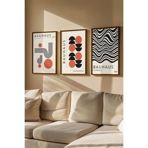 Imagine Set 3 tablouri decorative, Artvmodel26-Kahve, MDF, Multicolor