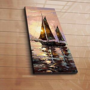 Imagine Tablou decorativ, 3070C-27, 30 x 70 cm, Multicolor