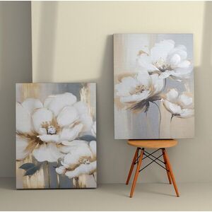 Imagine Set 2 tablouri decorative, 2KNV4235, Lemn, Multicolor