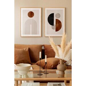 Imagine Set 2 tablouri decorative, Artcerceve7, MDF, Multicolor