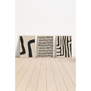 Imagine Set 3 tablouri decorative, Ersydata3-5070, MDF, Multicolor