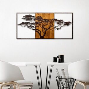 Imagine Decoratiune de perete, Acacia Tree, Lățime: 147 cm Înălțime: 70 cm Adâncime: 3 cm, Multicolor