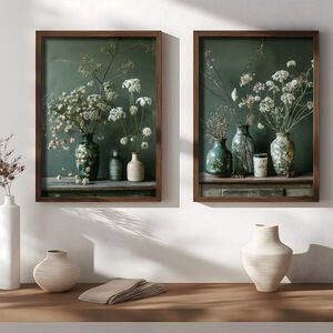 Imagine Set 2 tablouri decorative, AI202, Cadru: 100% MOLID, Multicolor
