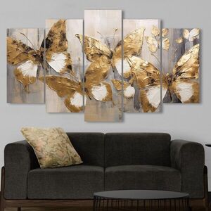 Imagine Set 5 tablouri decorative, 5MDF4595_60100 (100 x 60), 3 mm, Multicolor