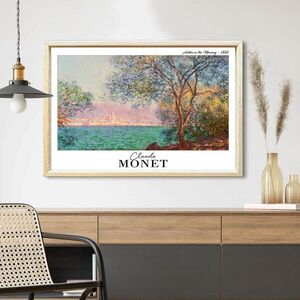 Imagine Tablou decorativ, 4262AHSMONET-001, Suport din 100% MDF (Grosime: 2, 7 mm), Multicolor