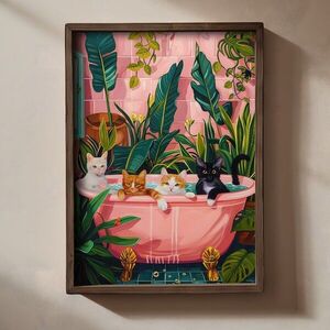 Imagine Tablou decorativ, TUN075-L, Lemn, Multicolor