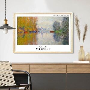 Imagine Tablou decorativ, 4262AHSMONET-002, Suport din 100% MDF (Grosime: 2, 7 mm), Multicolor