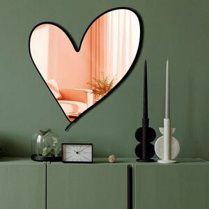 Imagine Oglinda decorativa, Ozgl517, Baza din 100% EVA (Grosime: 10 mm), Auriu roz
