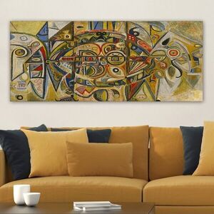 Imagine Tablou decorativ, YTYMDRN145_50120, Rama din lemn (grosime 3 cm), Multicolor