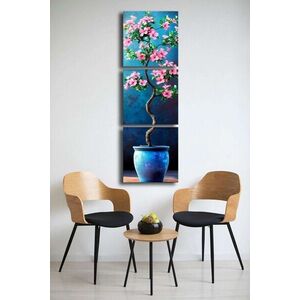 Imagine Set 3 tablouri decorative, 3P4545BSRC-005, Cadru: 100% PIN (Grosime: 2, 8 mm), Multicolor