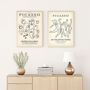 Imagine Set 2 tablouri decorative, Huhu285, Lemn masiv, Multicolor