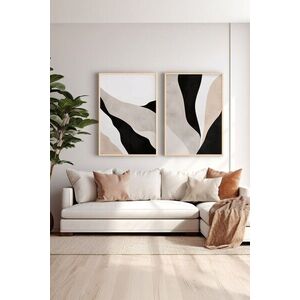 Imagine Set 2 tablouri decorative, Ersy2Lımodel42-Ahsap, MDF, Multicolor