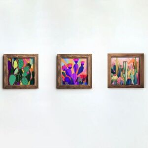 Imagine Set 3 tablouri decorative, UKZM074, Imprimat UV, Multicolor