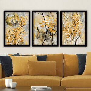 Imagine Set 3 tablouri decorative, 3SC132, Plastic, Multicolor