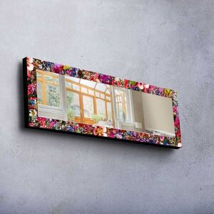 Imagine Oglinda decorativa, 40120MA-094, Cadru din lemn de pin (grosime: 27 mm), Multicolor