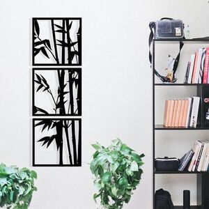 Imagine Decoratiune de perete, Tuyunju, Dimensiuni: 36 x 110 cm, Negru