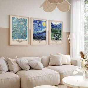 Imagine Set 3 tablouri decorative, Huhu269, Lemn masiv, Multicolor