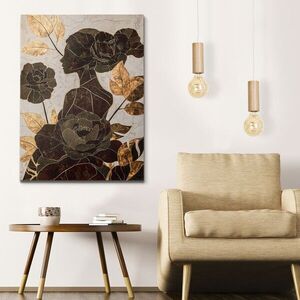 Imagine Tablou decorativ, KNV10089, Rama din lemn (grosime 3 cm), Multicolor