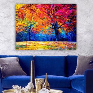 Imagine Tablou decorativ, 292880360_70100, Rama din lemn (grosime 3 cm), Multicolor