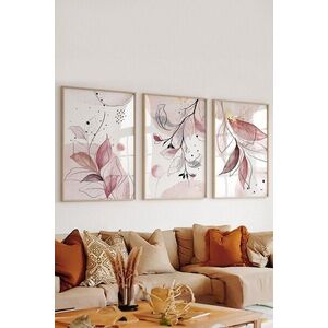 Imagine Set 3 tablouri decorative, Artsycllct41, MDF, Multicolor
