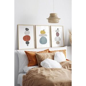 Imagine Set 3 tablouri decorative, Artsycllct42, MDF, Multicolor