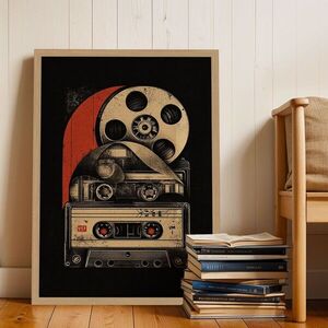 Imagine Tablou decorativ, NC11197, Plastic, Multicolor