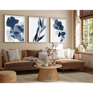 Imagine Set 3 tablouri decorative, Huhu207, Lemn masiv, Multicolor