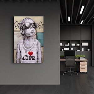 Imagine Tablou decorativ, SPR-1142, Dimensiuni: 46 x 72 cm, Multicolor