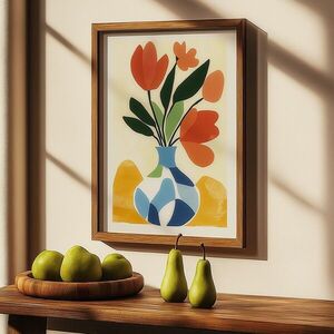 Imagine Tablou decorativ, TUN029-XL, Lemn, Multicolor