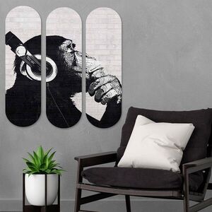 Imagine Set 3 tablouri decorative, 3KY3787, Imprimat UV, Multicolor