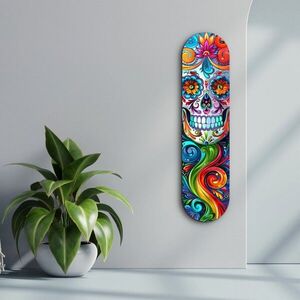 Imagine Tablou decorativ, Lady Skull, Dimensiune: 20 x 80 cm, Multicolor