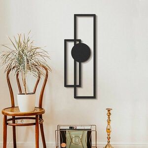 Imagine Decoratiune de perete, Trident, Dimensiune totală: 32 x 85 cm, Negru