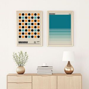 Imagine Set 2 tablouri decorative, Huhu249, Lemn masiv, Multicolor