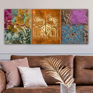 Imagine Tablou decorativ, YTY598600628_50120, Rama din lemn (grosime 3 cm), Multicolor