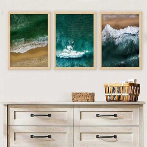 Imagine Set 3 tablouri decorative, 3NTC_320388_3545, Polistiren, Multicolor