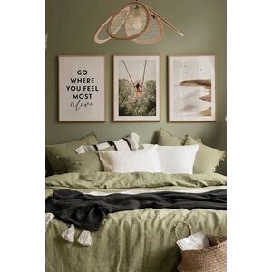 Imagine Set 3 tablouri decorative, Artcerceve19, MDF, Multicolor