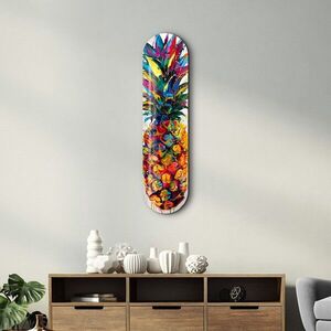 Imagine Tablou decorativ, Watercolor Ananas, Dimensiune: 20 x 80 cm, Multicolor