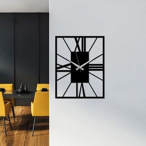 Imagine Ceas de perete, Unlined, Dimensiuni: 49 x 38 cm, Negru