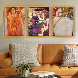Imagine Set 3 tablouri decorative, 3AC_UN987528_5575, Polistiren, Multicolor