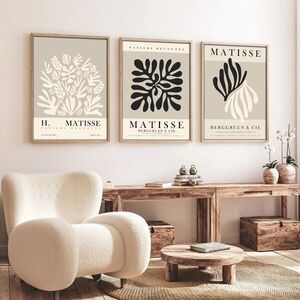 Imagine Set 3 tablouri decorative, Huhu257, Lemn masiv, Multicolor