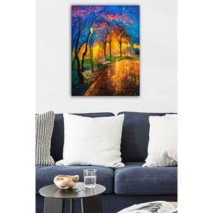 Imagine Tablou decorativ, 1066486481-5070, Rama din lemn (grosime 3 cm), Multicolor