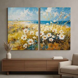 Imagine Set 2 tablouri decorative, DEV2, Lemn, Multicolor