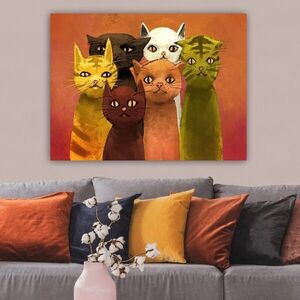 Imagine Tablou decorativ, 315384488_70100, Rama din lemn (grosime 3 cm), Multicolor
