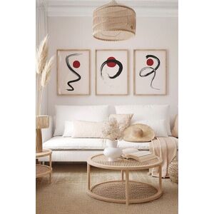 Imagine Set 3 tablouri decorative, Ersydata6-5070, MDF, Multicolor