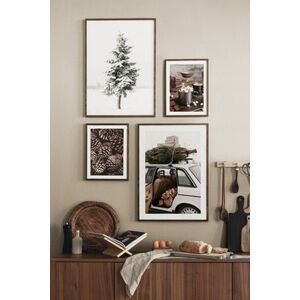 Imagine Set 4 tablouri decorative, Nwyearmdl1, MDF, Multicolor