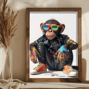 Imagine Tablou decorativ, AI163, Cadru: 100% MOLID, Multicolor