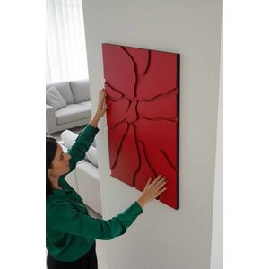 Imagine Tablou decorativ, Magma, Dimensiuni: 45 x 68 cm, Rosu
