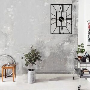 Imagine Ceas de perete, Asalet, 50 x 70 cm, Negru