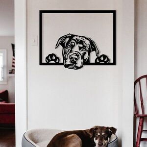 Imagine Decoratiune de perete, Enzo 7054, Dimensiune: 70 x 54 cm, Negru